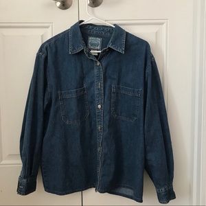 Oversized Denim Shirt
